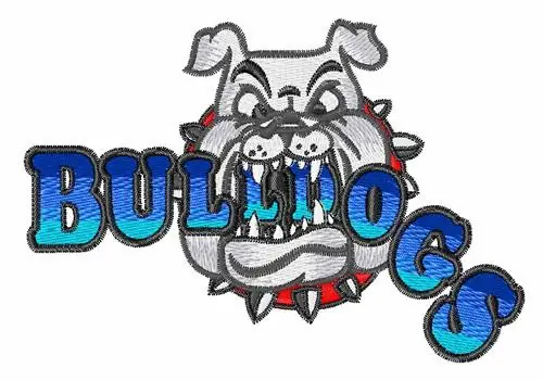 Bulldogs Embroidery Design Time-Limited