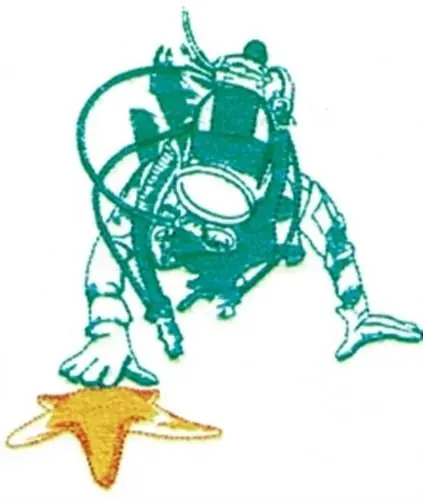 Scuba Diver Embroidery Design In Demand