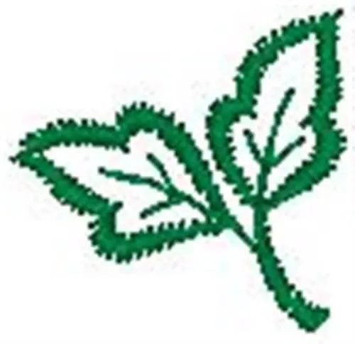 Best Choice Tree Leaf Outline Embroidery Design
