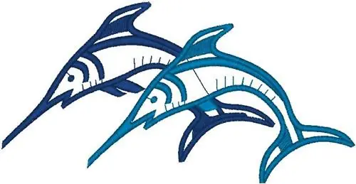 Fresh Stock Swordfish Embroidery Design