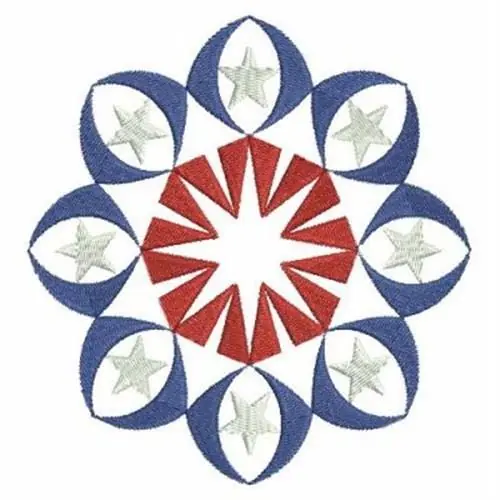 Patriotic Quilt Embroidery Design No Minimum Order