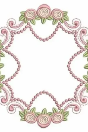 Best Choice Elegant Rose Embroidery Design