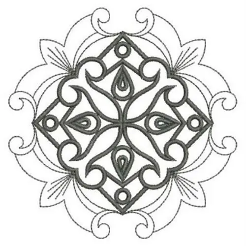 Swirl Quilt Embroidery Design Latest