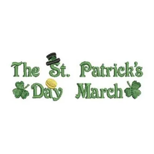 Best Price St. Patricks March Embroidery Design
