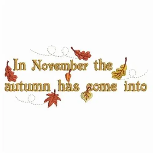 Express Delivery Halloween November Embroidery Design