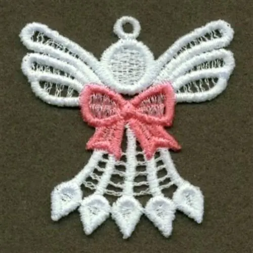 FSL Bow Angel Embroidery Design New Arrival