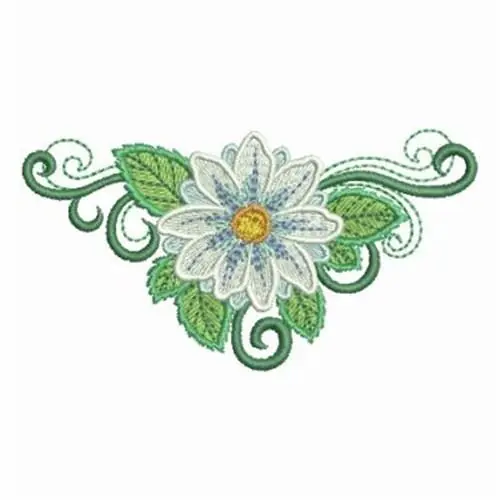 Buy Online Daisy Triangle Embroidery Design
