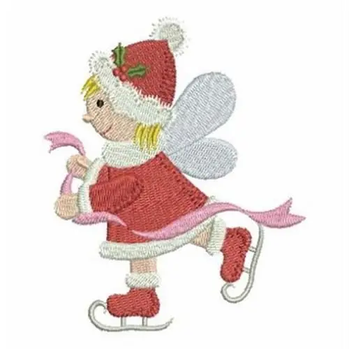 Christmas Skater Embroidery Design Buy Today