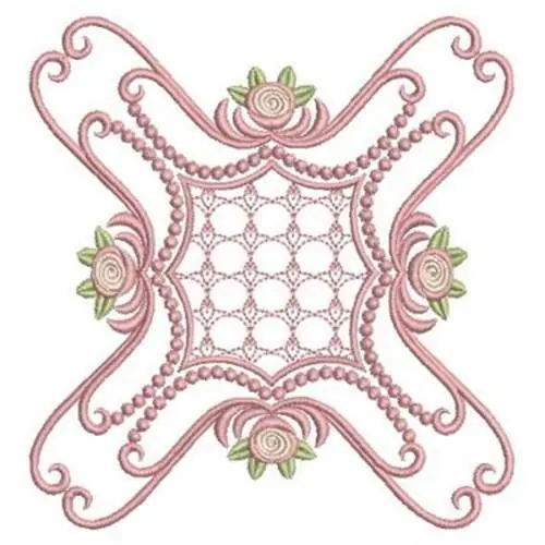 New Release Heirloom Roses Embroidery Design
