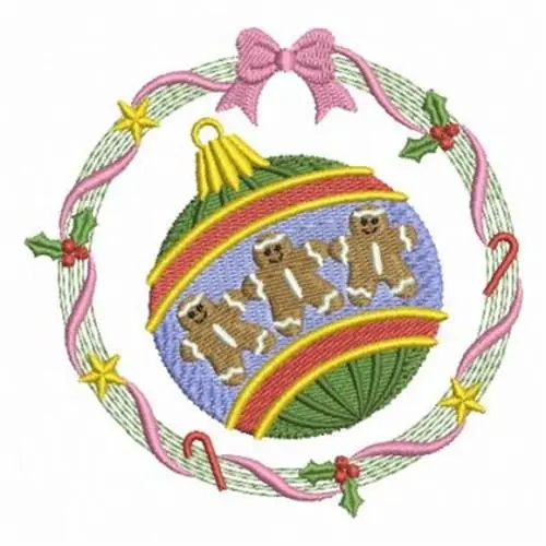Christmas Ornament Embroidery Design Save Now