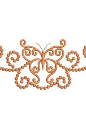 Affordable Candlewicking Butterfly Embroidery Design