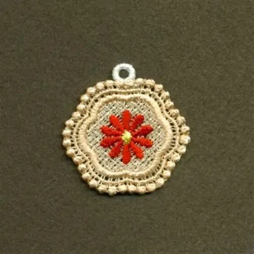FSL Mini Flower Embroidery Design Handmade