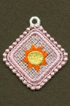 Bargain FSL Mini Sun Embroidery Design