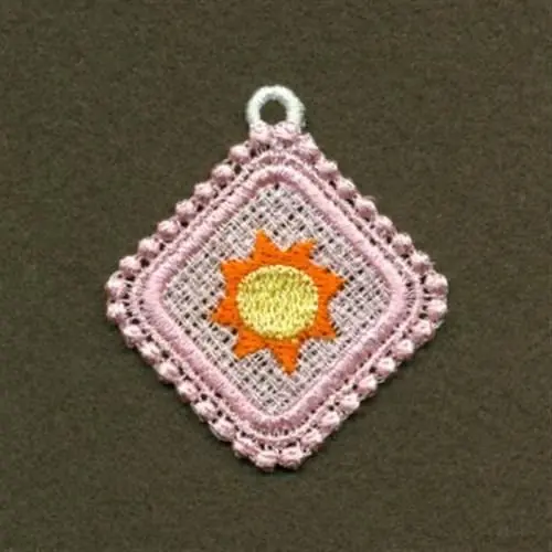 Bargain FSL Mini Sun Embroidery Design