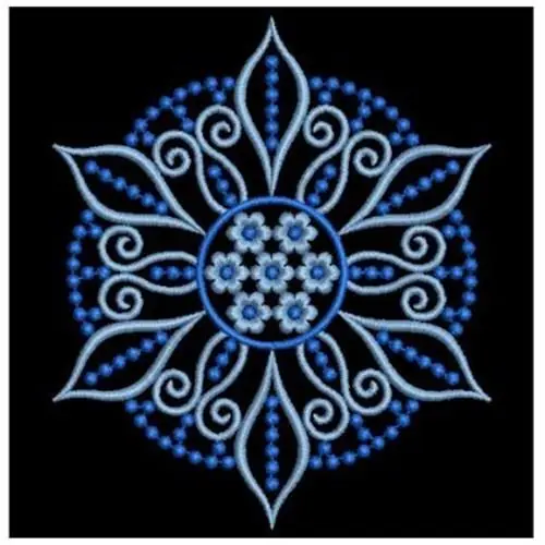 Floral Quilt Embroidery Design Affordable