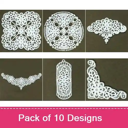FSL Heirloom Embroidery design pack by Wind Bell Embroidery, Embroidery Packs on EmbroideryDesigns.com Luxury