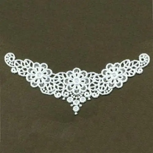 Trusted Brand Floral Border FSL Embroidery Design