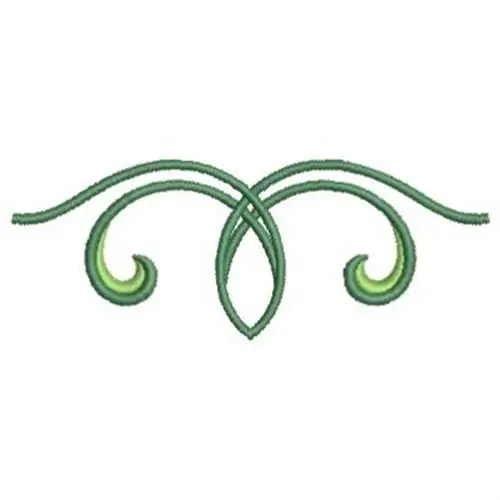Art Nouveau Border Swirl Embroidery Design Flash Sale