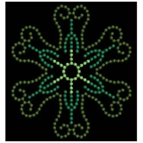 Candlewicking Flower Embroidery Design Cheap