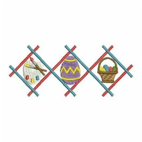 Buy Today Easter Border Embroidery Design