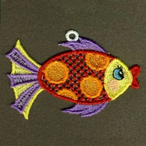 Express Delivery FSL Fish Embroidery Design