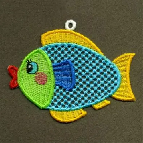 FSL Fish Embroidery Design Holiday Sale