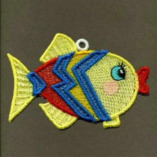 Get Yours FSL Fish Embroidery Design
