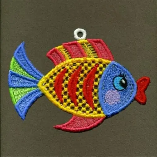 FSL Fish Embroidery Design New Arrival