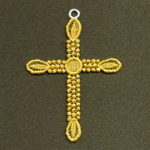 FSL Spiritual Cross Embroidery Design Direct From Manufacturer