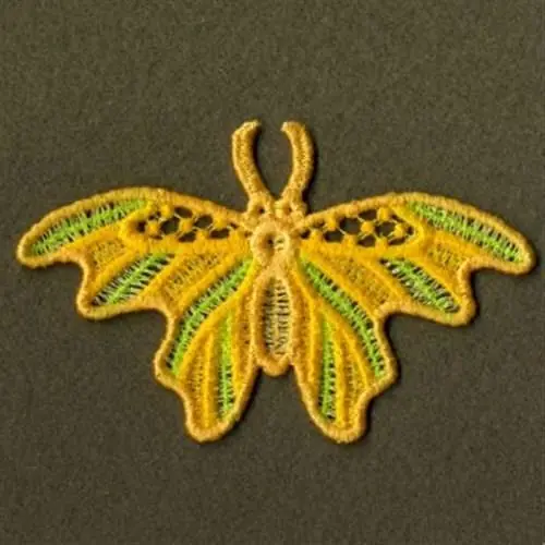 Exclusive Offer FSL Moth Butterfly Embroidery Design