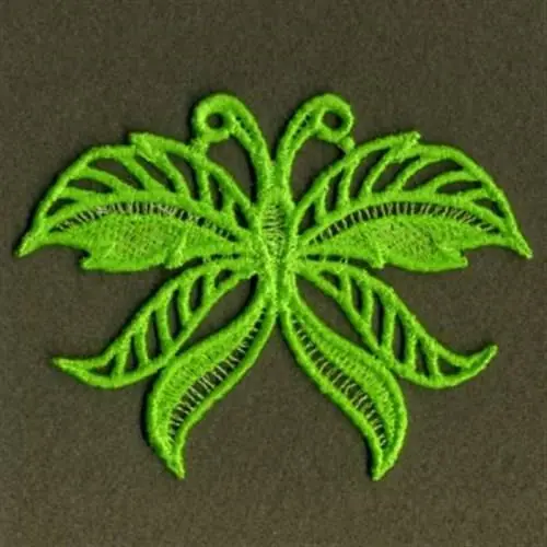 FSL Leafy Butterfly Embroidery Design Flash Sale