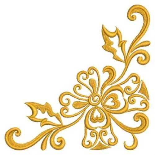 Bow Christmas Corner Embroidery Design Hot Picks
