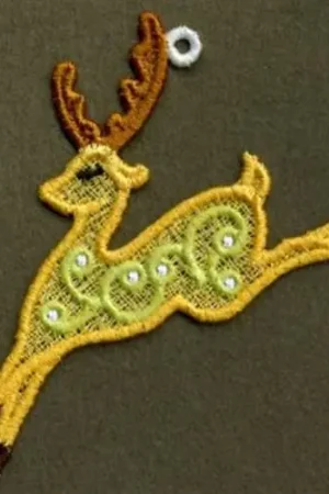 Best Price FSL Christmas Reindeer Embroidery Design
