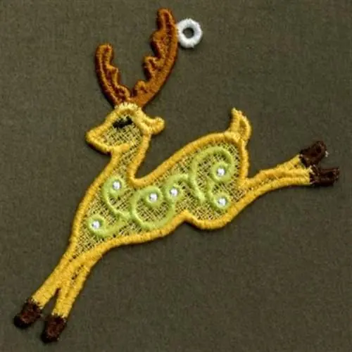 Best Price FSL Christmas Reindeer Embroidery Design