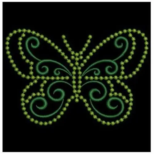 Best Price Candlewicking Butterfly Embroidery Design