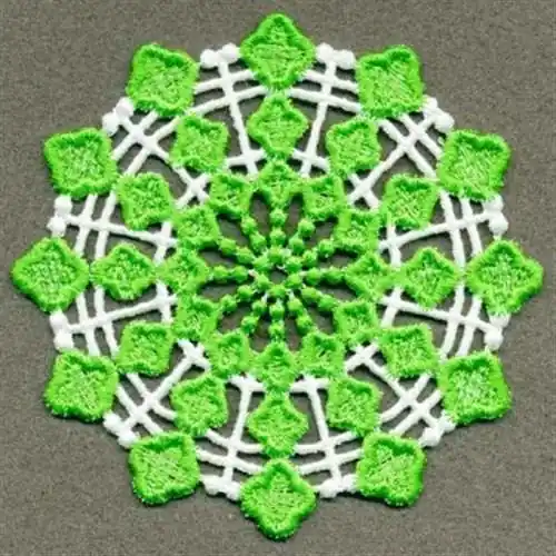 Top Rated FSL Flower Circle Embroidery Design