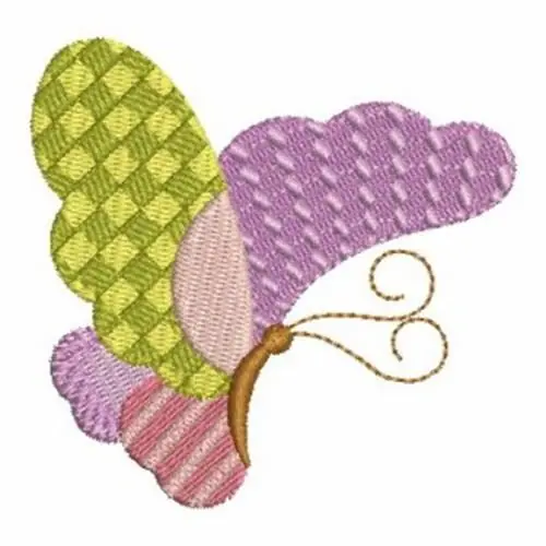 Patchwork Butterfly Embroidery Design Get Yours