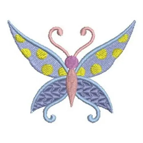 Patchwork Butterfly Embroidery Design Limited Edition
